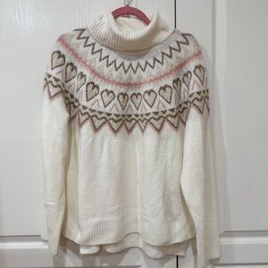 1. State Nordstrom Heart Fair Isle Sweater